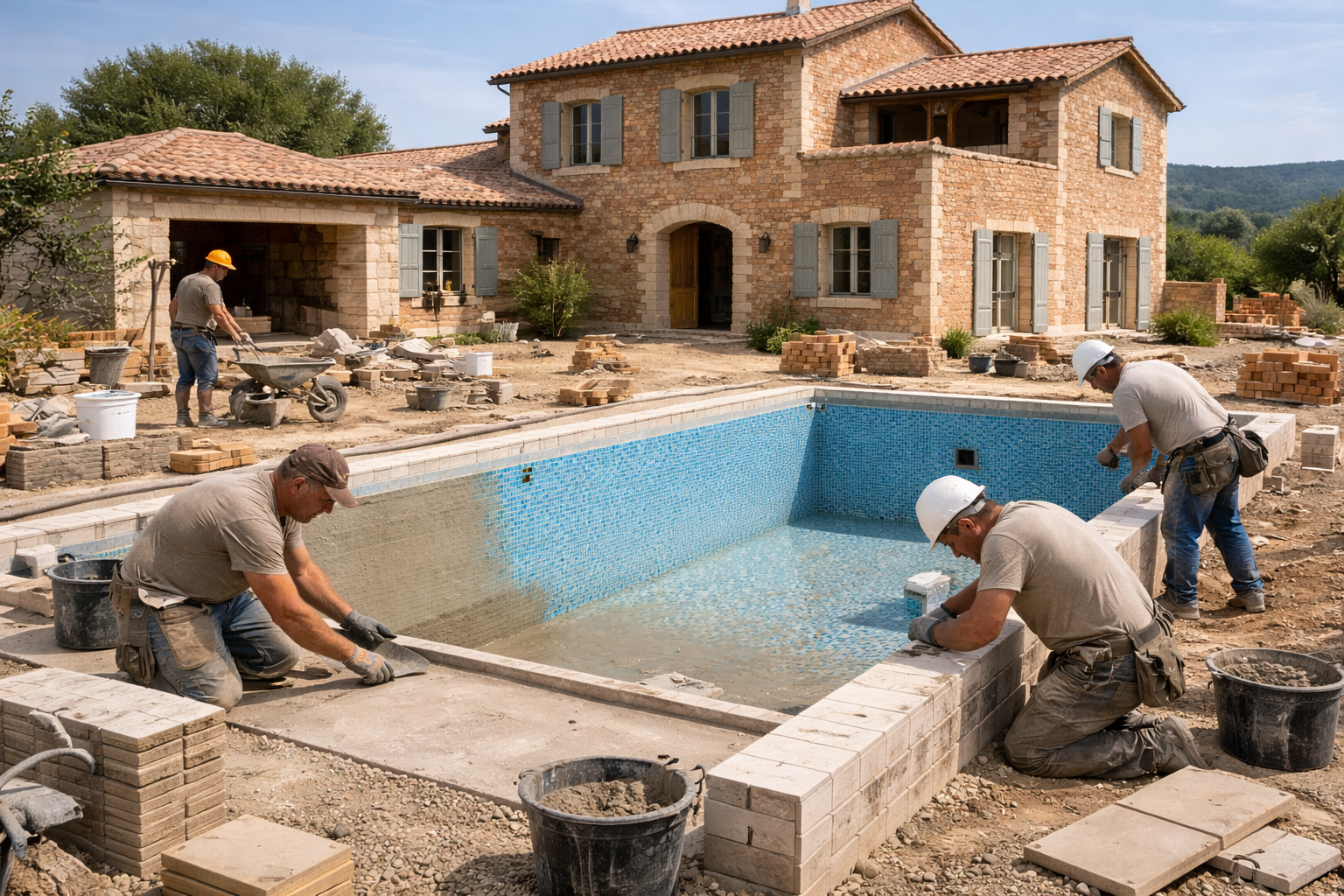 Le métier de PISCINISTE (piscinier)