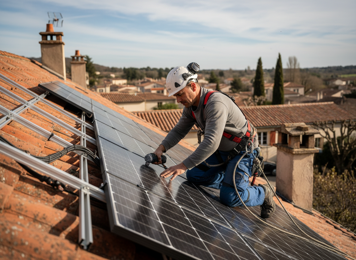 installateur photovoltaïque utilisant BatiQo - logiciel de gestion BTP