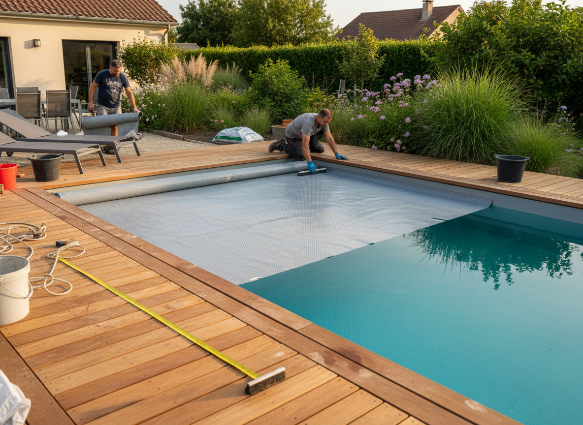 pisciniste utilisant BatiQo - logiciel de gestion BTP