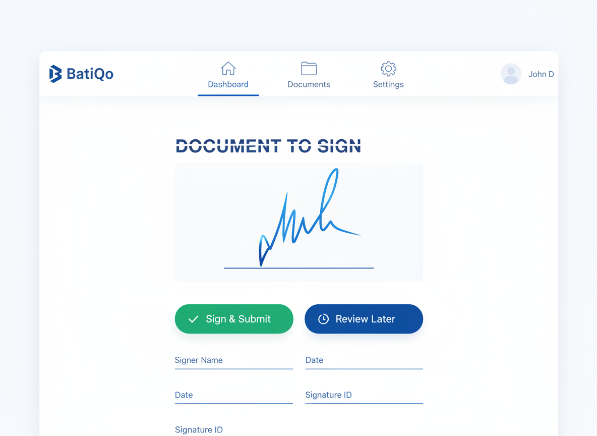 Signature électronique